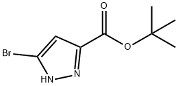 tert-Butyl 5-bromo-1H-pyrazole-3-carboxylate Structure