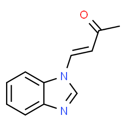 3-Buten-2-one,4-(1H-benzimidazol-1-yl)-(9CI) structure