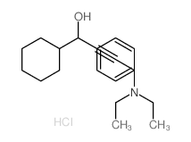 Benzenemethanol, a-cyclohexyl-a-[3-(diethylamino)-1-propyn-1-yl]-,hydrochloride (1:1)结构式