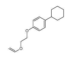 1-cyclohexyl-4-(2-ethenoxyethoxy)benzene Structure