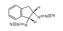 (1R,2S)-(-)-cis-1,2-diazidoindane结构式