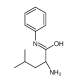 (2S)-2-amino-4-methyl-N-phenylpentanamide结构式
