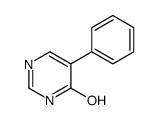 5-Phenylpyrimidine-4-ol结构式