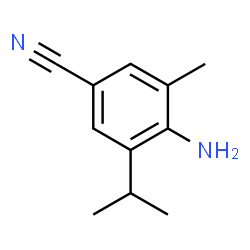 4-氨基-3-异丙基-5-甲基苯甲腈结构式