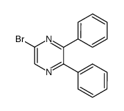 2-溴-5,6-二苯基吡嗪结构式