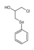 1-chloro-3-phenylselanylpropan-2-ol结构式