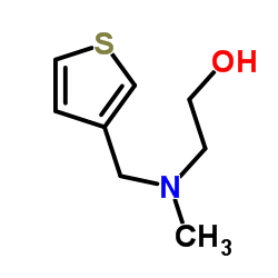 2-[Methyl(3-thienylmethyl)amino]ethanol Structure