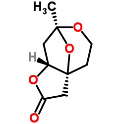 (3AR,7S,8AR)-四氢-7-甲基-7H-3A,7-环氧呋喃并[2,3-D]氧杂卓-2(3H)-酮结构式