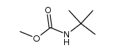 叔丁基氨基甲酸甲酯结构式