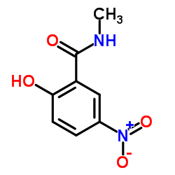 2-Hydroxy-N-methyl-5-nitrobenzamide结构式