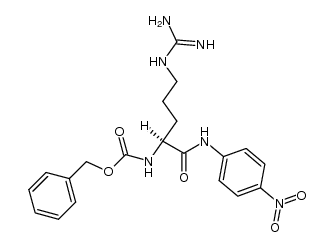 N(alpha)-carbobenzoxyarginine-4-nitroanilide structure