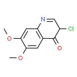 4(3H)-Quinolinone,3-chloro-6,7-dimethoxy-结构式