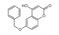 4-hydroxy-6-phenylmethoxychromen-2-one Structure