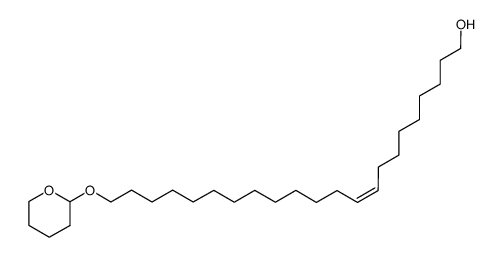 (Z)-22-((tetrahydro-2H-pyran-2-yl)oxy)docos-9-en-1-ol结构式