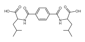 N,N'-terephthaloyl-di-leucine Structure