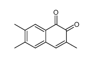 1,2-Naphthoquinone, 3,6,7-trimethyl- (8CI) picture