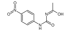 N-[(4-nitrophenyl)carbamoyl]acetamide Structure