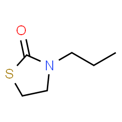 2-Thiazolidinone,3-propyl-(9CI)结构式