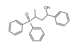 3-diphenylphosphinoyl-1-phenylbutan-1-ol Structure