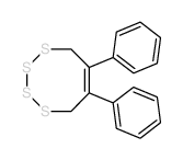 (6Z)-6,7-diphenyl-5,8-dihydrotetrathiocine结构式