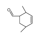 (1alpha,2alpha,5alpha)-2,5-dimethylcyclohex-3-ene-1-carbaldehyde结构式