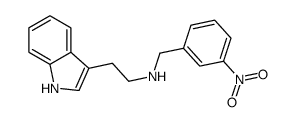 2-(1H-indol-3-yl)-N-[(3-nitrophenyl)methyl]ethanamine Structure