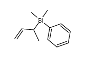 (1-methyl-2-propenyl)dimethylphenylsilane Structure