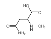 3-carbamoyl-2-methylamino-propanoic acid结构式