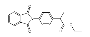2-(4-phthalimido-phenyl)-propionic acid ethyl ester Structure