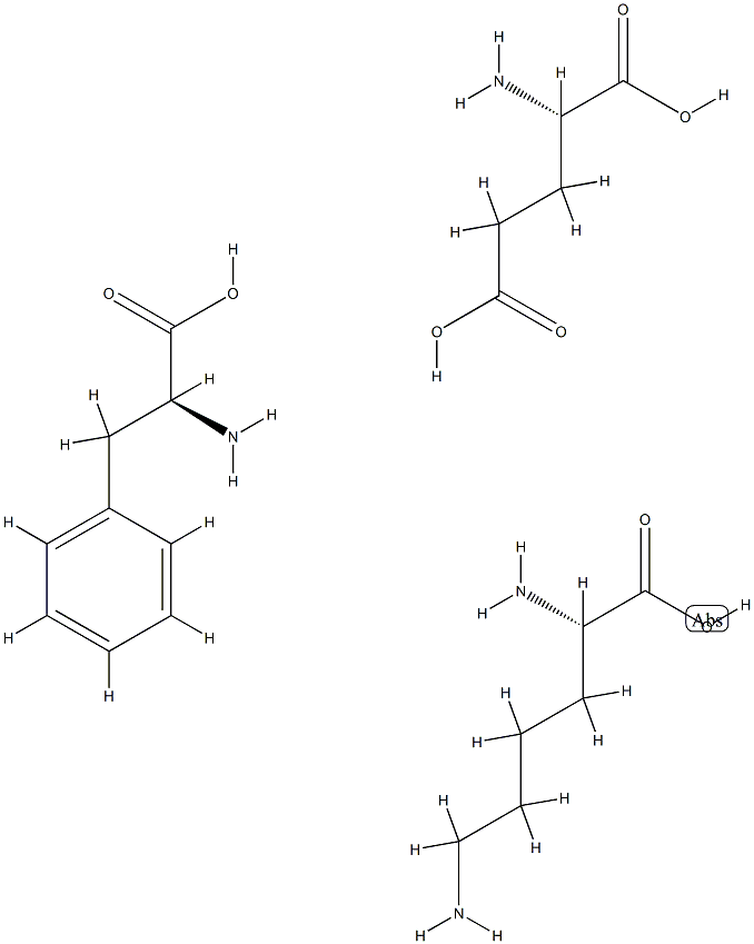 poly(Glu(56)-Lys(35)-Phe(9))n结构式