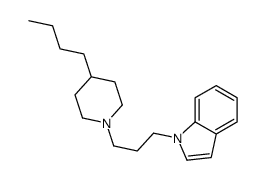 1-[3-(4-butylpiperidin-1-yl)propyl]indole Structure