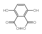 1,2-Benzenedicarboxylicacid, 3,6-dihydroxy- structure