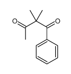 2,2-dimethyl-1-phenylbutane-1,3-dione Structure