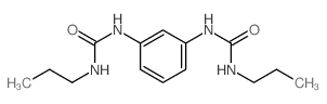 1-propyl-3-[3-(propylcarbamoylamino)phenyl]urea结构式