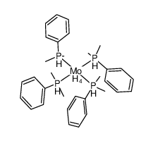 [Mo(dimethylphenylphosphine)4H4]结构式