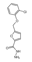 5-((2-chlorophenoxy)methyl)furan-2-carbohydrazide Structure