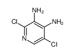 2,5-二氯吡啶-3,4-二胺结构式