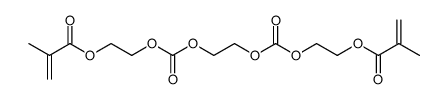 1,2-bis(methacryloyloxyethyleneoxycarbonyloxy)ethylene Structure