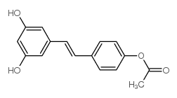 4’-乙酰氧基白藜芦醇结构式