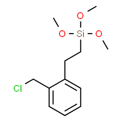 [2-[2-(chloromethyl)phenyl]ethyl]trimethoxysilane结构式