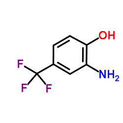 2-氨基-4-三氟甲基苯酚结构式