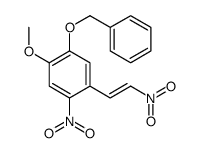 1-methoxy-5-nitro-4-[(E)-2-nitroethenyl]-2-phenylmethoxybenzene Structure