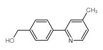 [4-(4-methylpyridin-2-yl)phenyl]methanol结构式