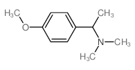 Benzenemethanamine,4-methoxy-N,N,a-trimethyl- structure