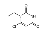 6-chloro-1-ethylpyrimidine-2,4(1H,3H)-dione Structure