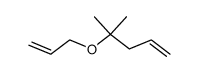 4-(allyloxy)-4-methylpent-1-ene结构式