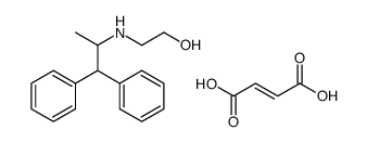 1,1-diphenylpropan-2-yl(2-hydroxyethyl)azanium,(Z)-4-hydroxy-4-oxobut-2-enoate Structure