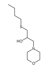 1-butylsulfanyl-3-morpholin-4-yl-propan-2-ol结构式