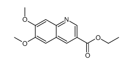 ethyl 6,7-dimethoxyquinoline-3-carboxylate Structure