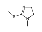 1-methyl-2-methylsulfanyl-4,5-dihydroimidazole Structure